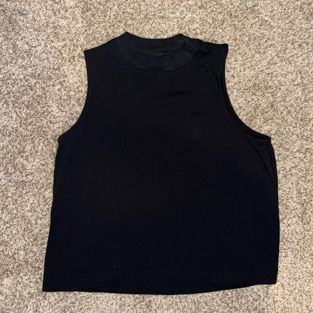 Black tank top